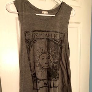 Sun & Moon graphic tank